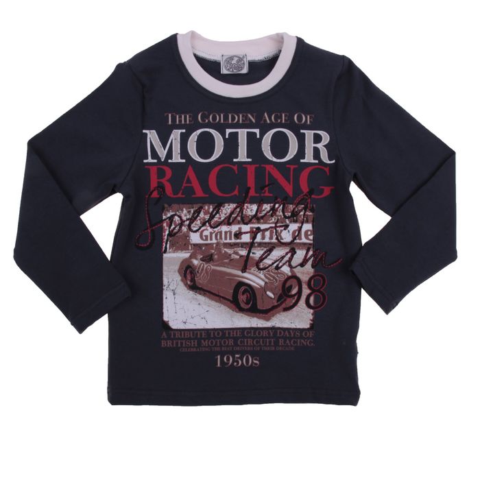 Джемпер для мальчика "Гран-при", рост 110 см (56), цвет тёмно-серый (арт. ПДД996800)