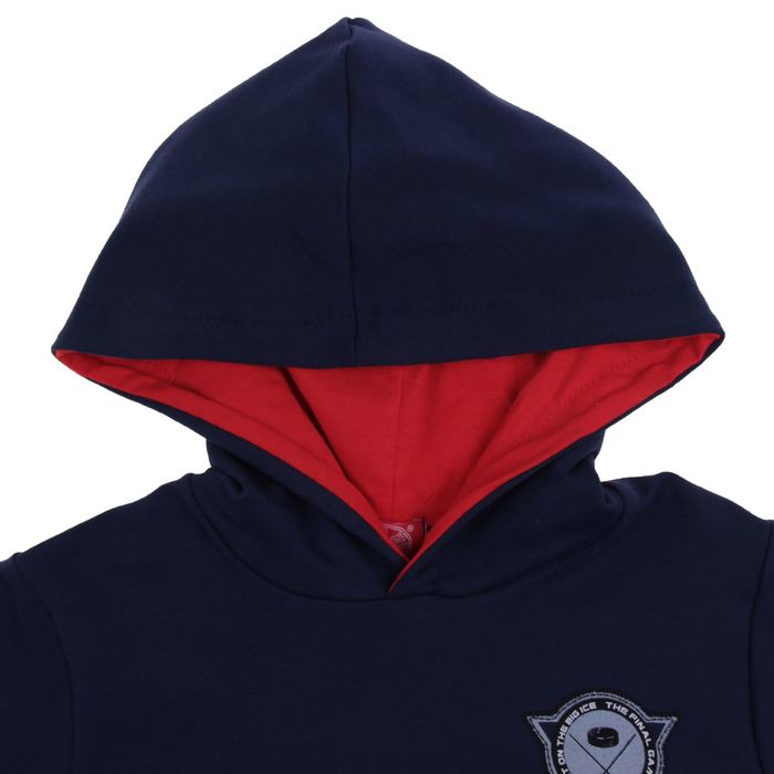 Джемпер для мальчика "Хоккей", рост 104 см (54), цвет синий (арт. ПДД533258)