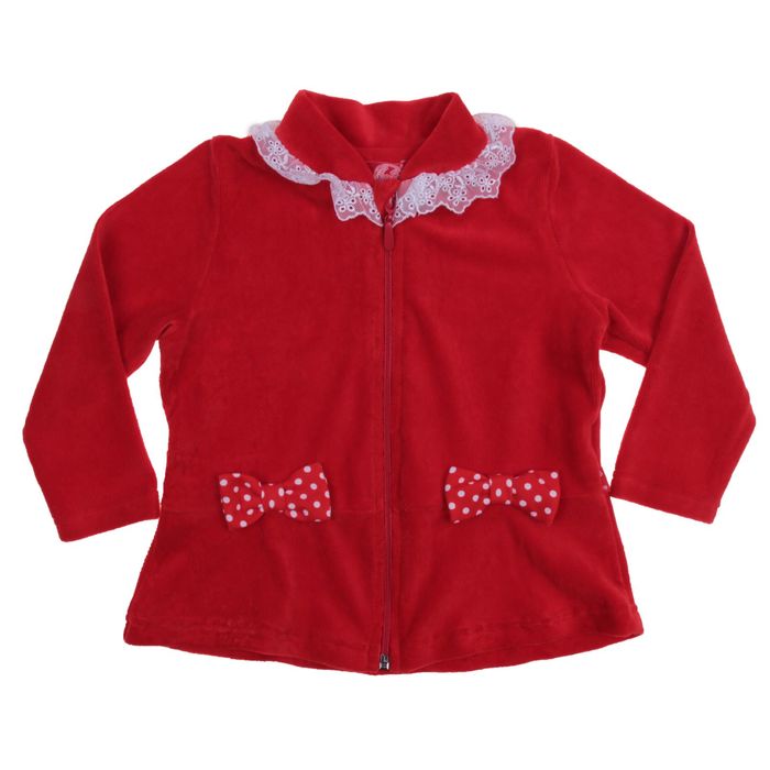 Куртка для девочки "Матрёшка", рост 98 см (56), цвет красный (арт. ДДД656602)