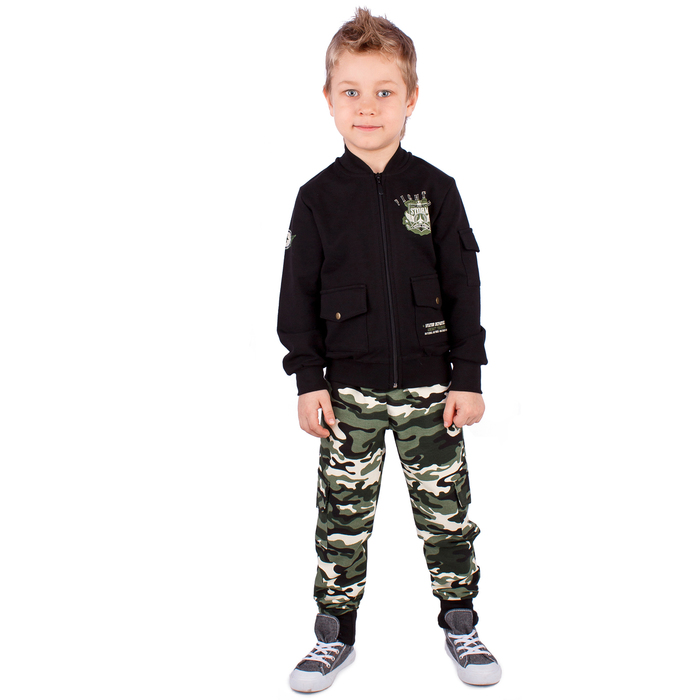 Куртка для мальчика"Патруль", рост 104 см (54), цвет чёрный (арт. ПДД457258)