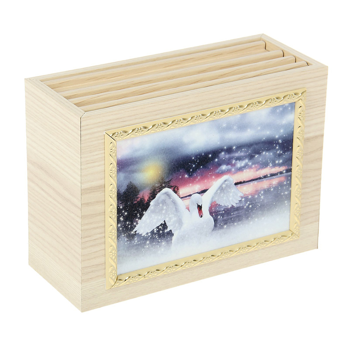 Фотобокс "Лебедь" для фото 18x13 см, 96 фото