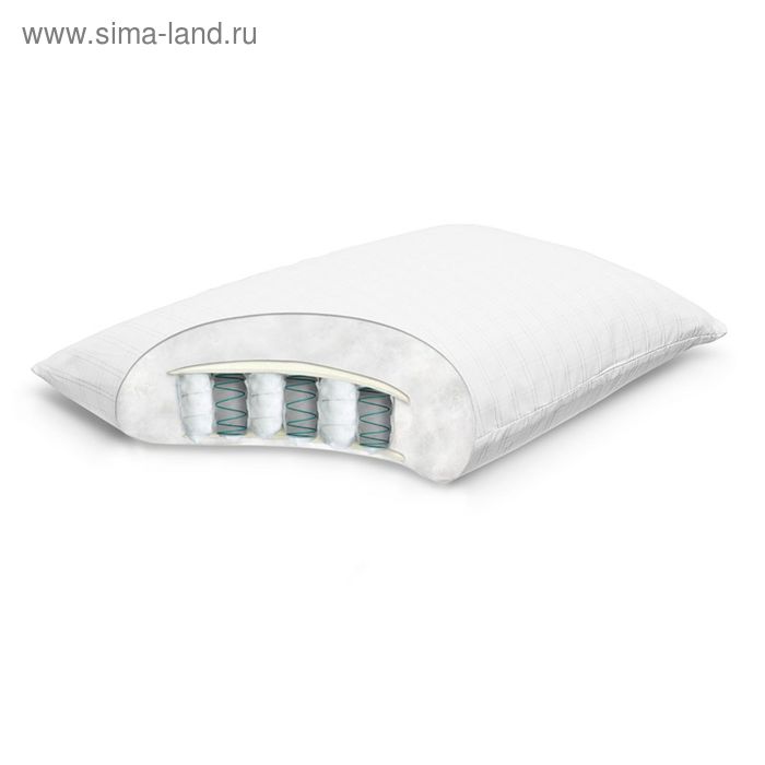 фото Подушка mediflex spring pillow, размер 50 × 70 см, высота 20 см, микрофибра askona