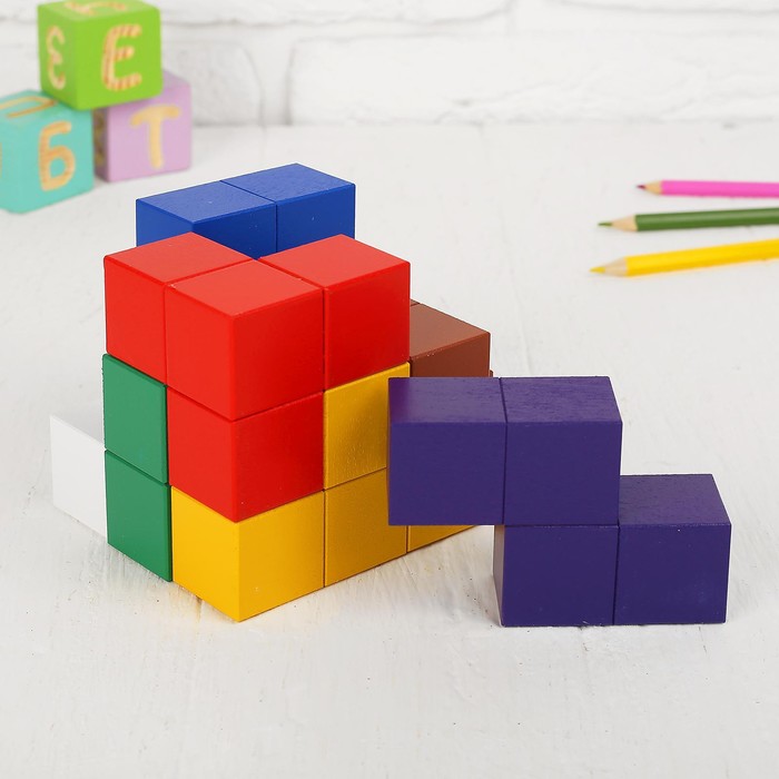 Кубики «Кубики для всех», кубик 3 × 3 см, пособие в наборе кубики для всех 3 эврика в сумочке