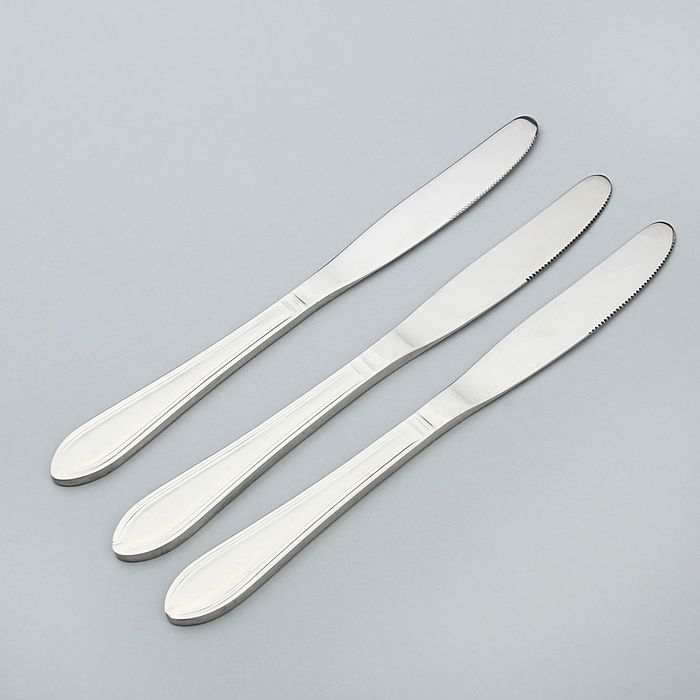 Набор ножей столовых 3 шт 22 см "Ригл"