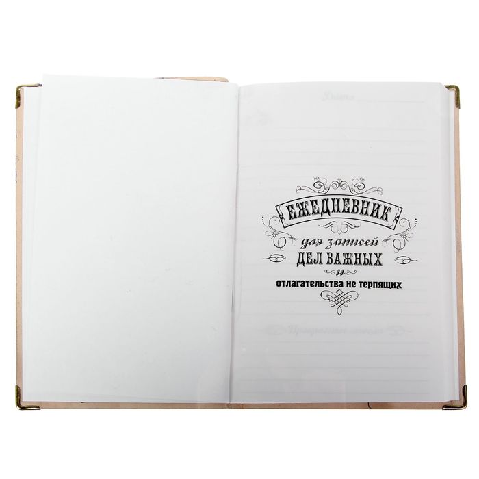 Ежедневник Индия "Ежедневник настоящего мужчины" 280 стр.