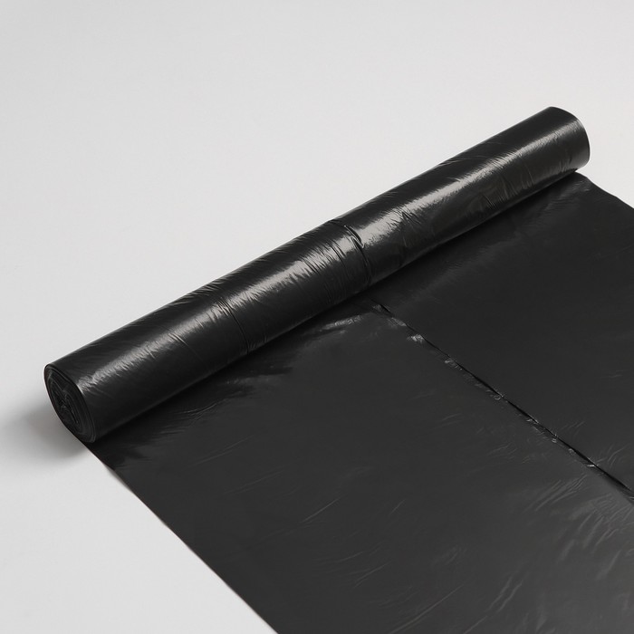 Мешки для мусора Доляна «Экстра», 160 л, 30 мкм, 88×106 см, ПВД, 10 шт, цвет чёрный