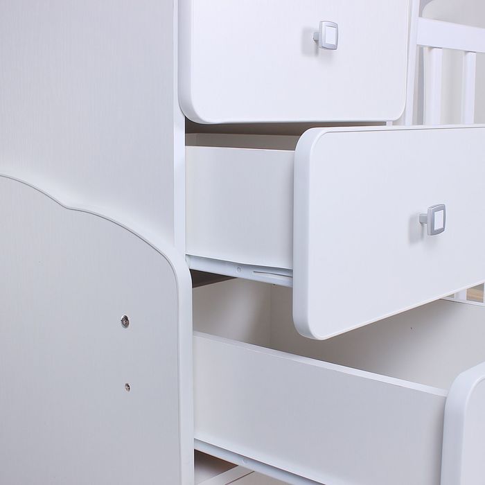 Детская кровать-трансформер «Фея 2100», цвет белый