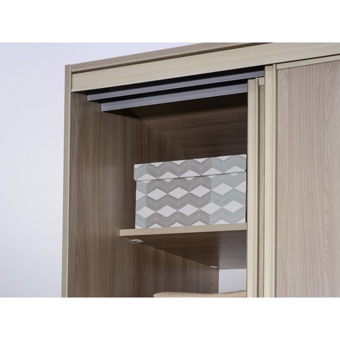 Шкаф-купе Добротный 2 зеркала Венге Темный