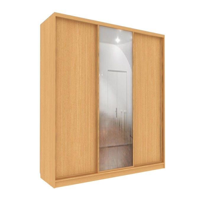 Шкаф-купе Практичный 1 зеркало Бук