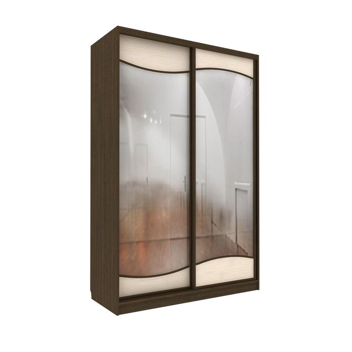 Шкаф-купе Приятный2 зеркала Венге Темный