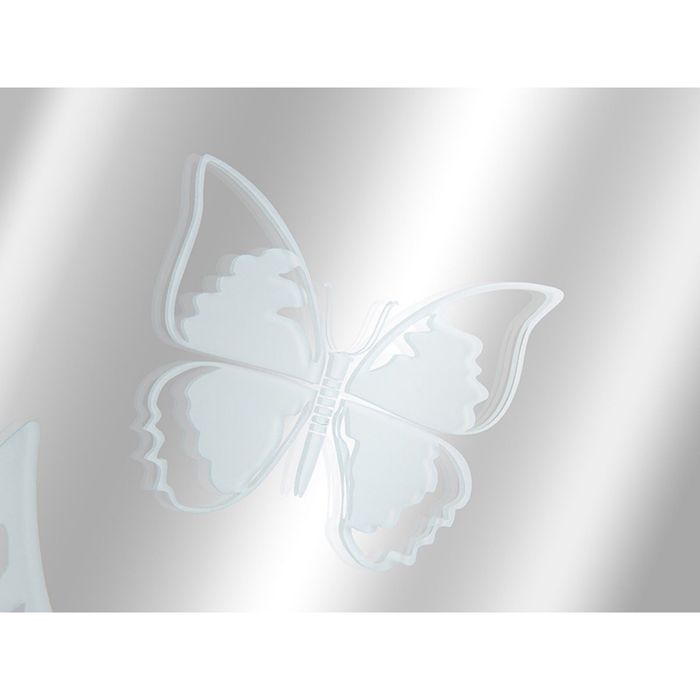 Шкаф-купе Удобный 1 зеркало Бабочки Венге Темный