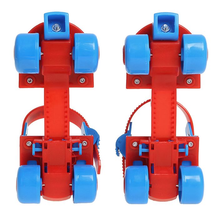 Ролики для обуви раздвижные,размер 15-21 см,колеса РVC d=45 мм+защита локтя, колена в пакете