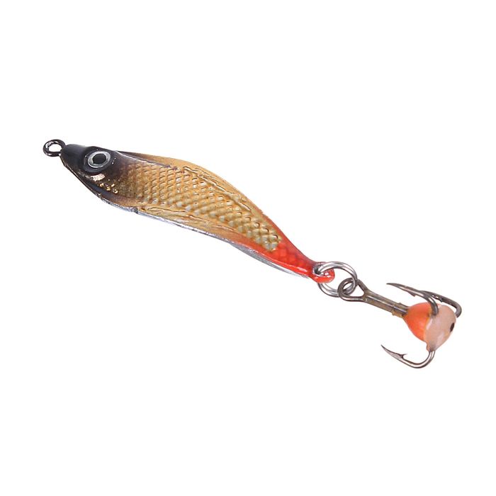 Блесна зимняя Aqua Кобра, вес 7 гр, цвет 08 золото-серебро