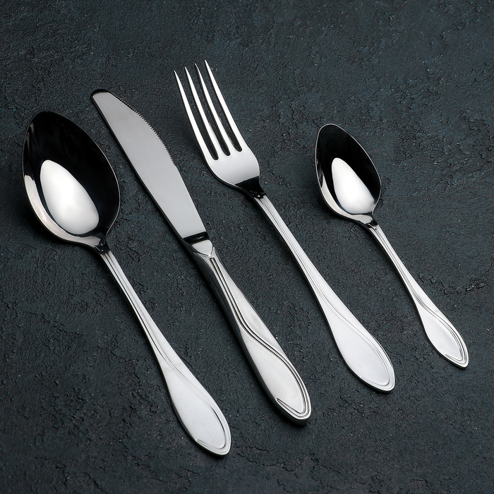 Набор столовый "Волна", 4 предмета