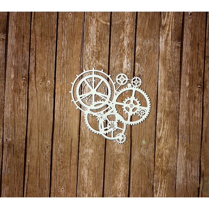 Чипборд "Стимпанк. Шестеренки-1" толщ. 0,9х1,15 мм