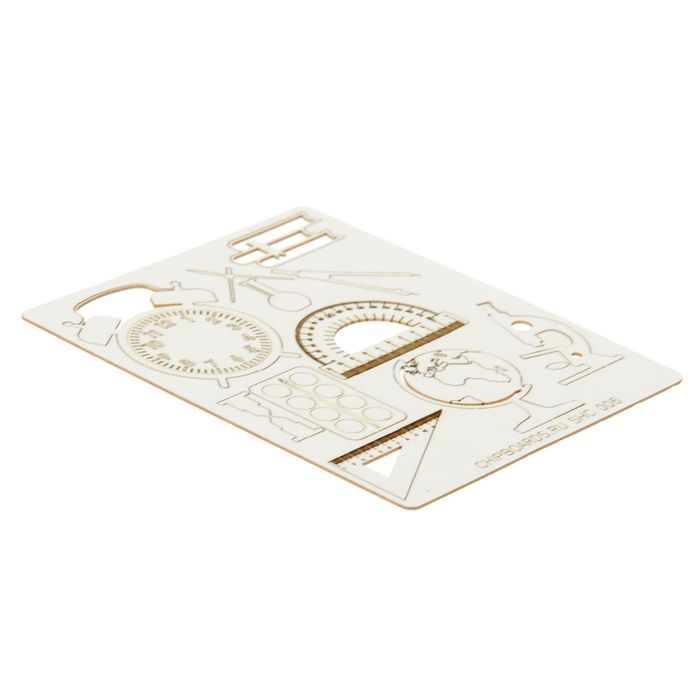 Набор чипбордов из 11 шт. "Школа-3" толщ.0,9х1,15 мм, от 1 до 5 см