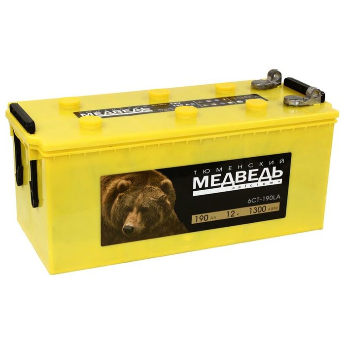 Аккумуляторная батарея Тюменский медведь 190 Ач 6СТ-190 LA