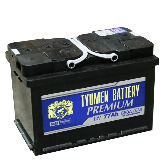Аккумуляторная батарея Тюмень 77 Ач 6СТ-77L Premium