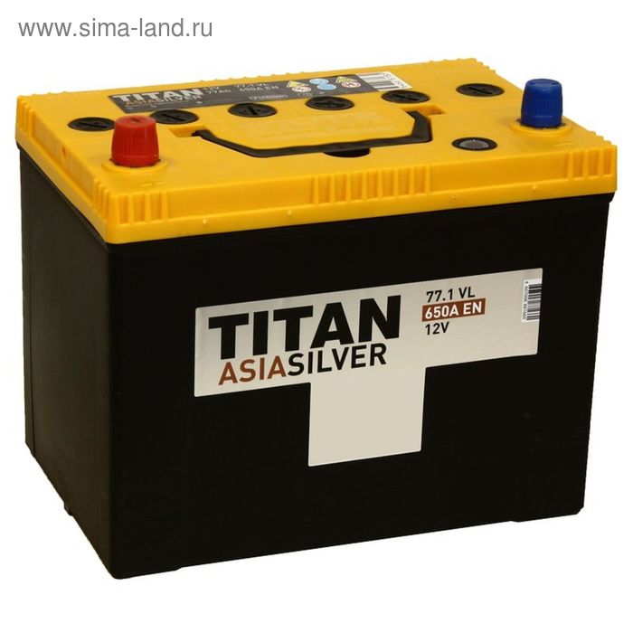 Аккумуляторная батарея Titan Asia Silver 77 Ач аккумуляторная батарея titan 225 ач max hd 225 en