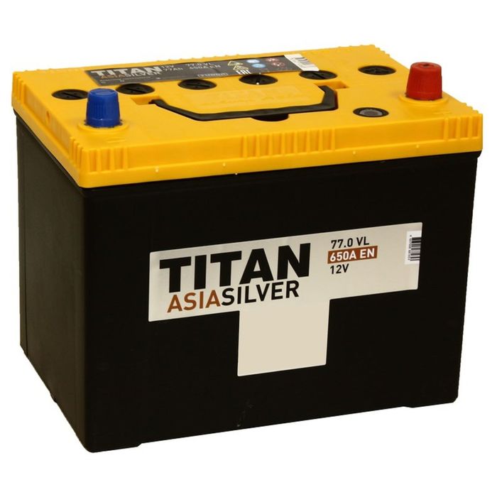 Аккумуляторная батарея Titan Asia Silver 77 Ач, обратная полярность