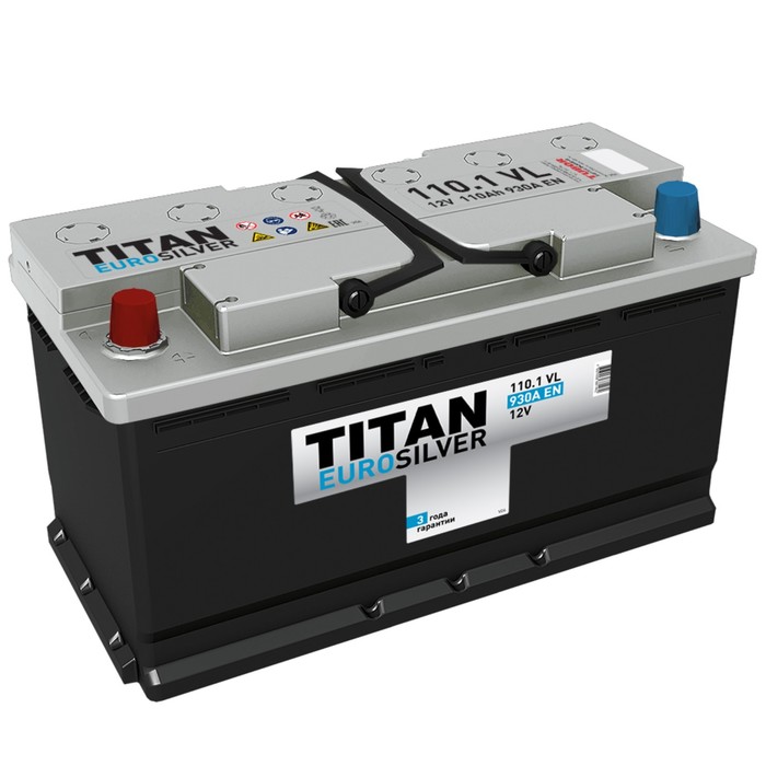 Аккумуляторная батарея Titan Euro Silver 110 Ач аккумуляторная батарея titan 225 ач max hd 225 en