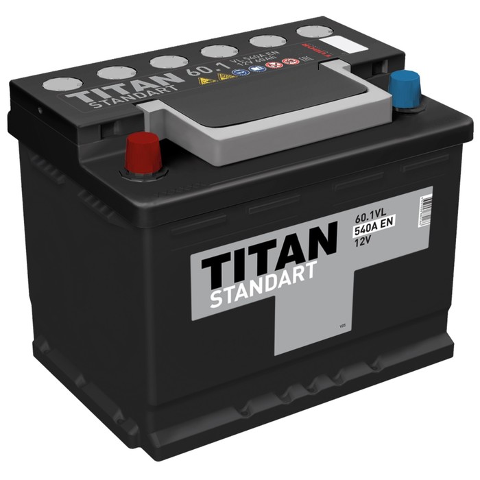 Аккумуляторная батарея Titan Standart 60 Ач аккумуляторная батарея titan 225 ач max hd 225 en
