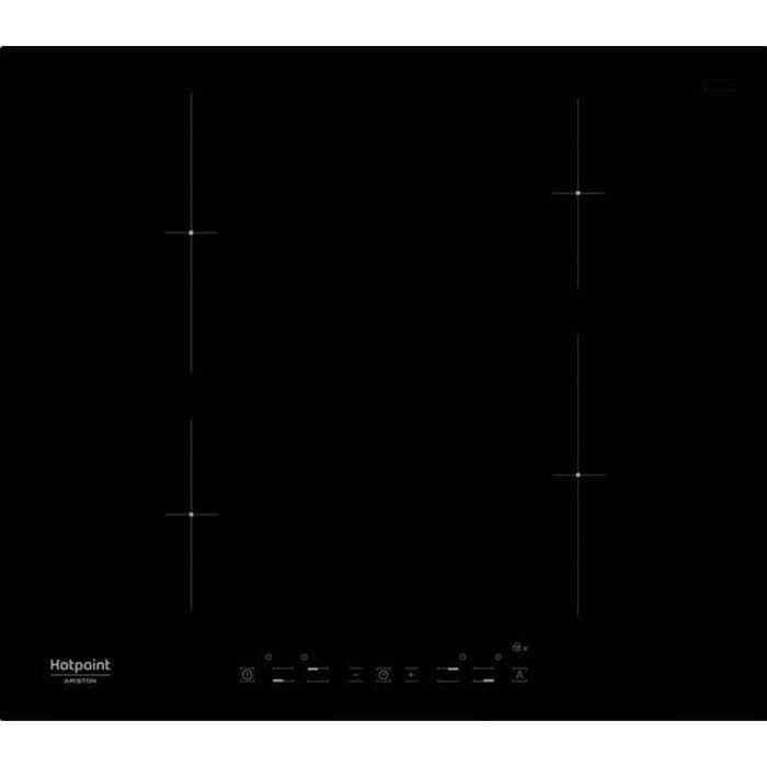 Варочная поверхность Hotpoint-Ariston KIA 640 C, электрическая, 4 конфорки, черный