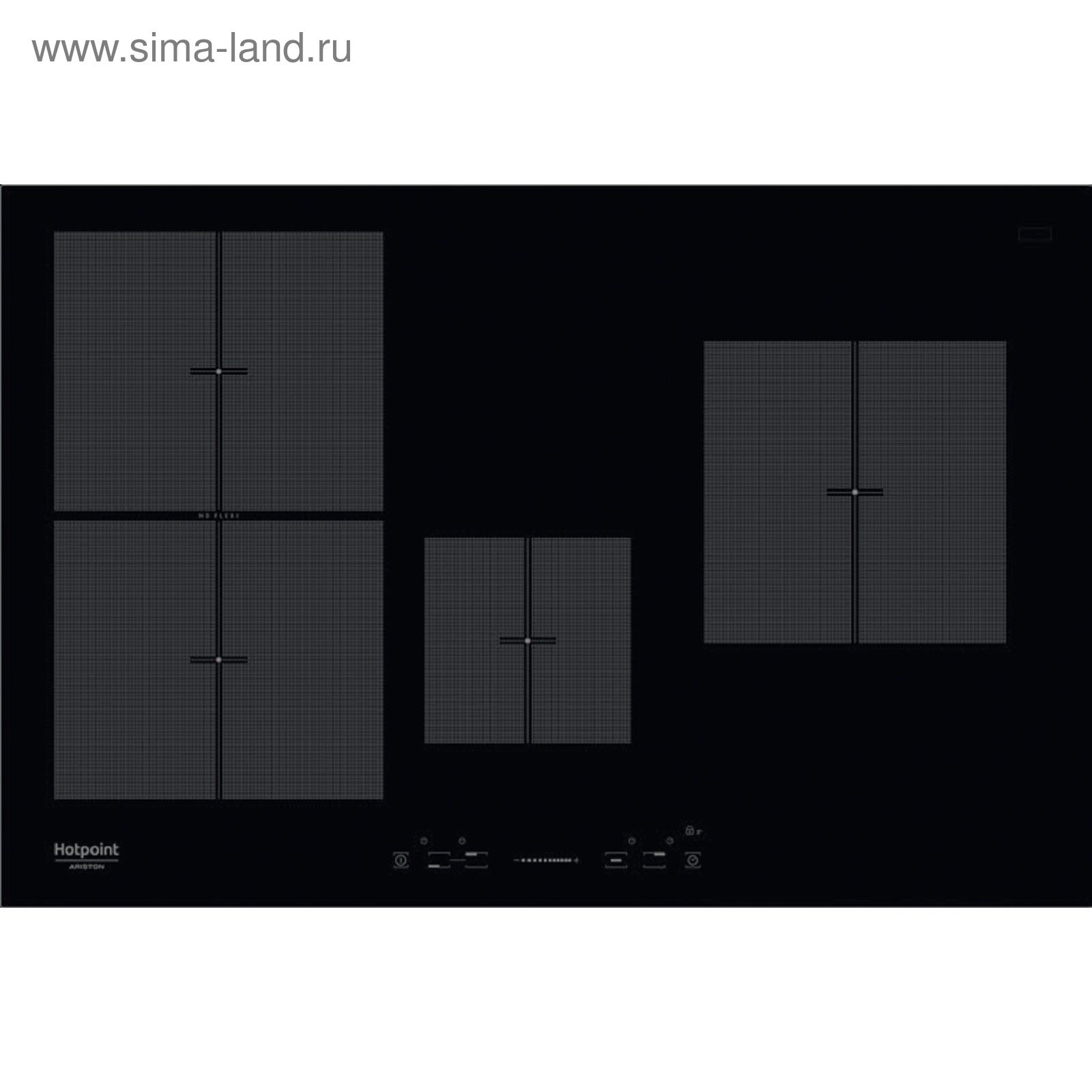 Варочная поверхность Hotpoint-Ariston KIS 841 F B, индукционная, 4  конфорки, сенсор, черная (1718442) - Купить по цене от 49 728.00 руб. |  Интернет магазин SIMA-LAND.RU