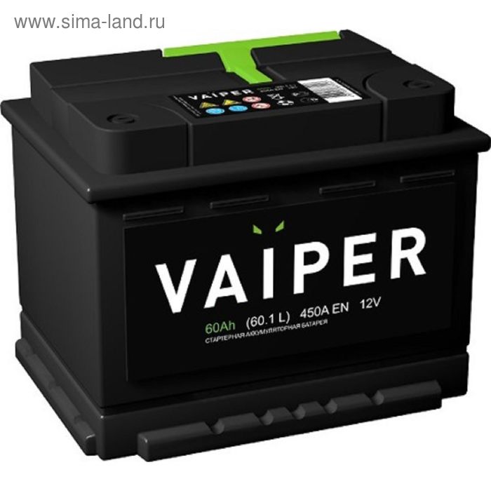 

Аккумуляторная батарея Vaiper 60 Ач 6СТ-60.1