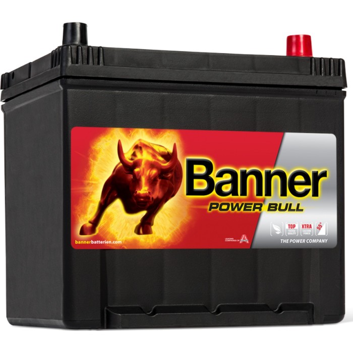 фото Аккумуляторная батарея banner 80 ач, обратная полярность power bull p580 09 (d26fl)