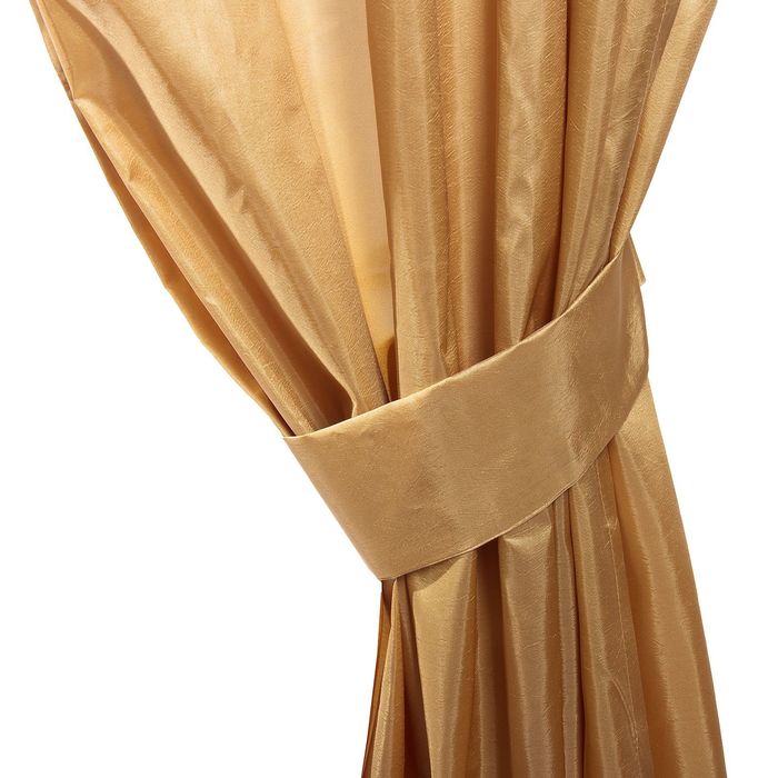 Штора портьерная "Этель" ширина 135 см, высота 260 см, цвет песочный