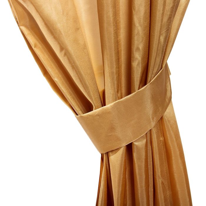 Штора портьерная "Этель" ширина 200 см, высота 250 см, цвет коричневый