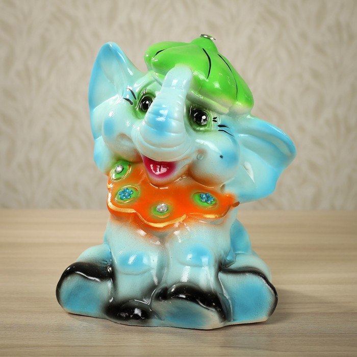 Копилка "Слон", большая, глянец, микс