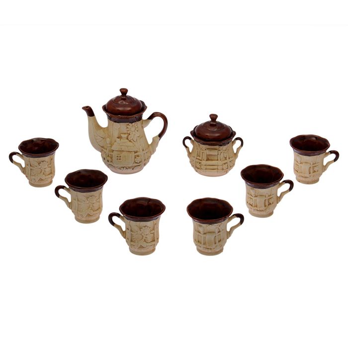 Набор чайный "Ажур" 8 предметов, 0,8 л/ 0,4 л/ 0,22 л