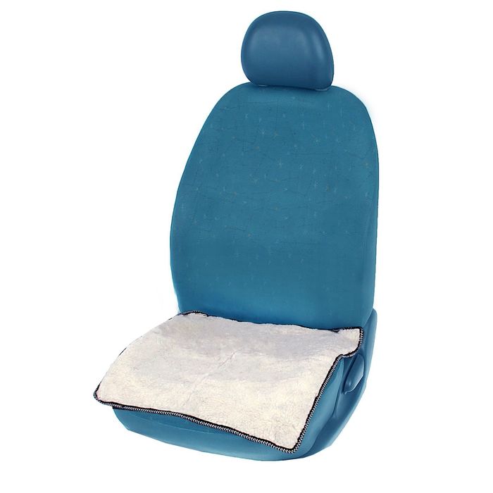 Накидка на сиденье, 48х48 см, шерсть 100%, МИКС