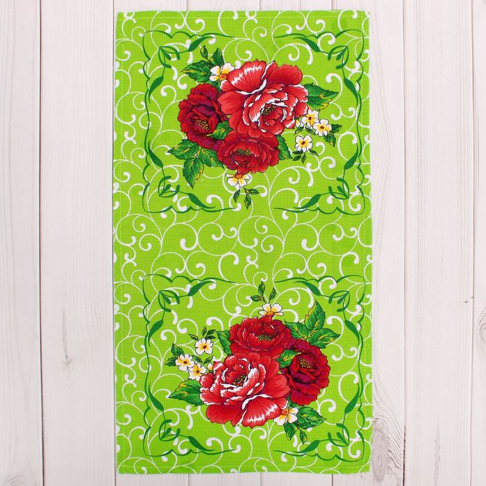 Набор кухонных полотенец 2 шт 30х60, цвет МИКС