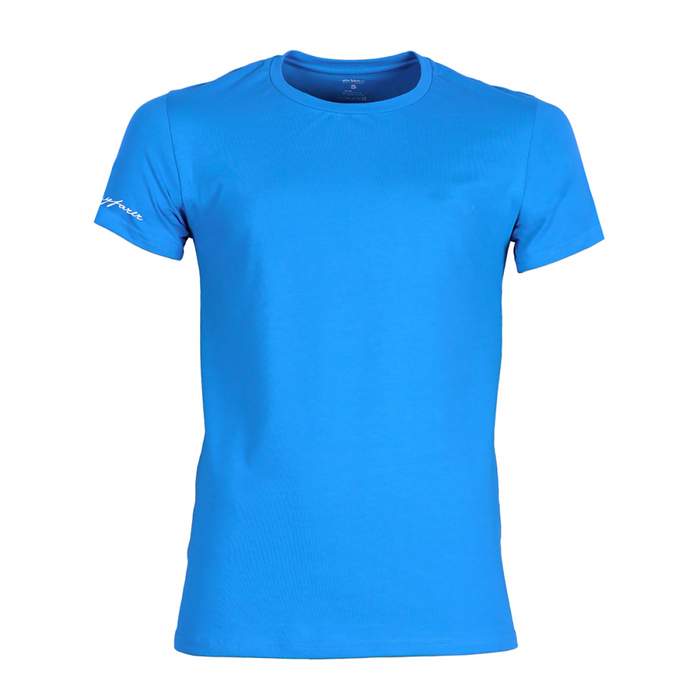 Футболка мужская арт.022F73-2 цвет лазурный, рост 170, р-р 44 (S)