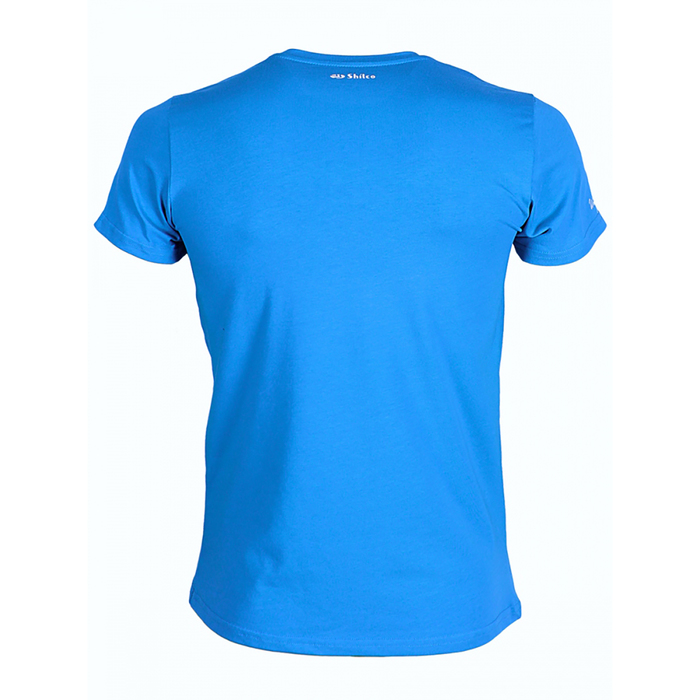 Футболка мужская арт.022F73-2 цвет лазурный, рост 170, р-р 44 (S)