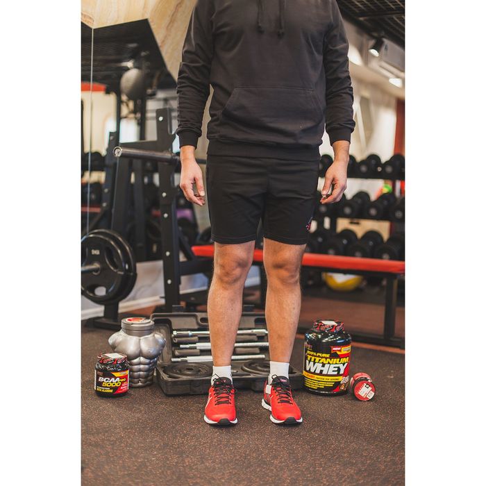 Шорты мужские арт.024F49 цвет чёрный, рост 170, р-р 44 (S)