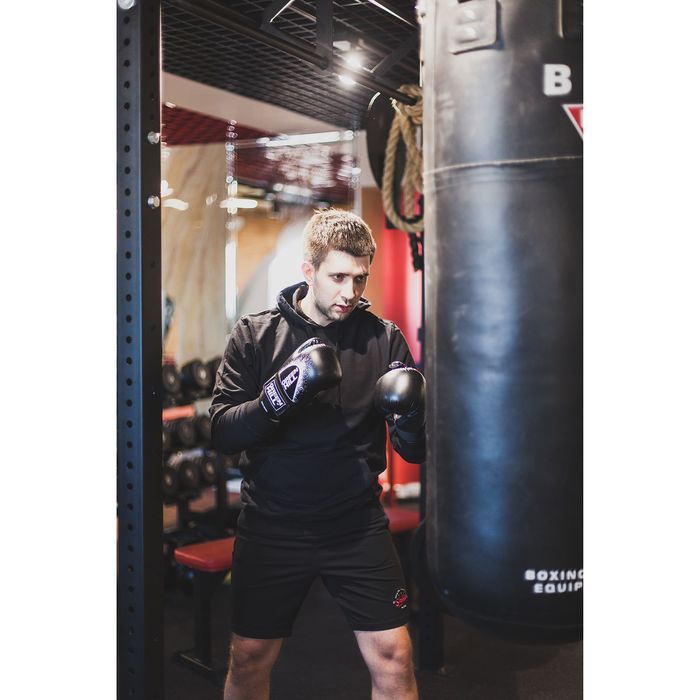 Шорты мужские арт.024F49 цвет чёрный, рост 170, р-р 44 (S)