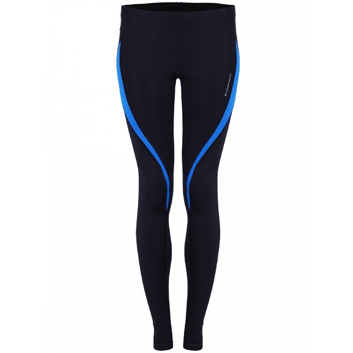 Лосины женские спортивные компрессионные арт.195F17-1 цвет чёрный, рост 168, р-р 48 (L)