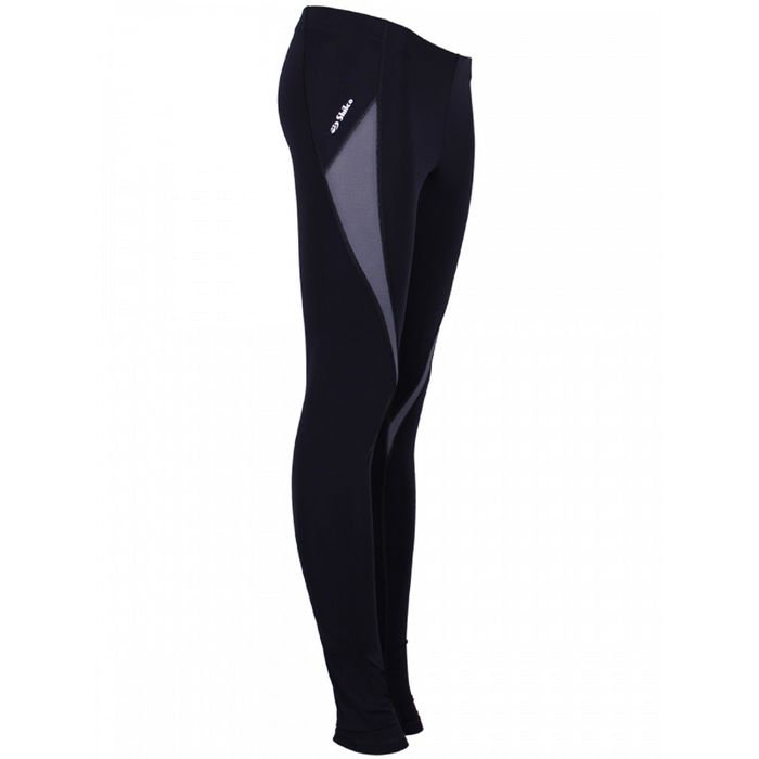 Легинсы женские спорт. компрессионные195F17silv-1 цвет чёрный, рост 168, р-р 52 (XXL)