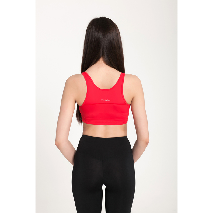 Топ женский арт.195F32 цвет красный, рост 168, р-р 42-44 (S)