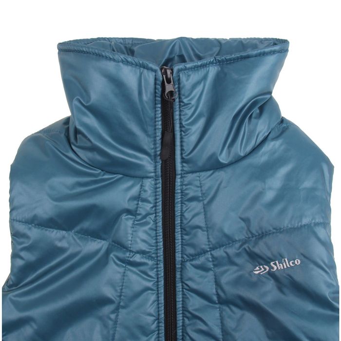 Жилет женский утепленный арт.610F24 сине-зеленый, рост 168, р-р 42-44 (S)