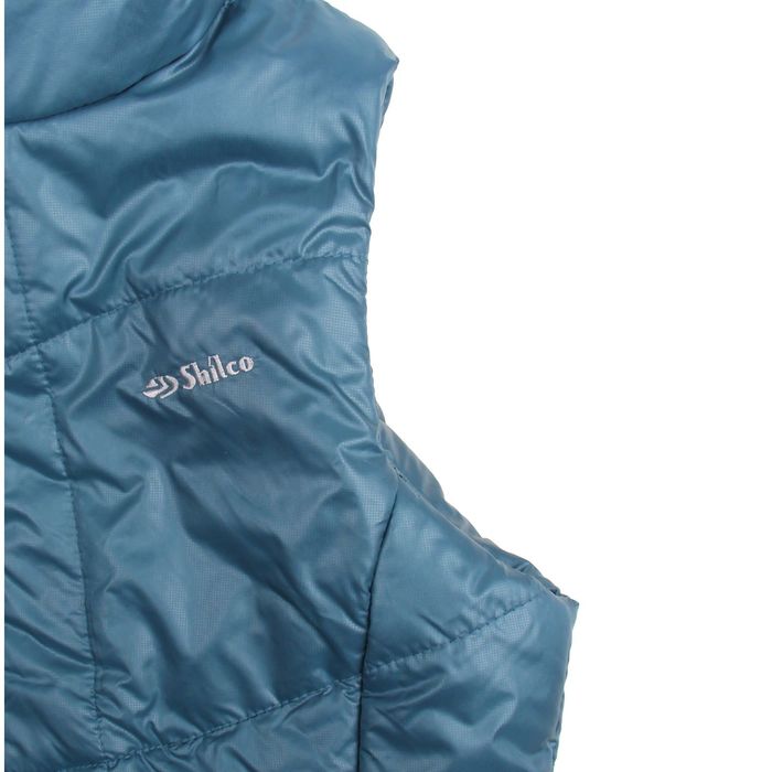 Жилет женский утепленный арт.610F24 сине-зеленый, рост 168, р-р 42-44 (S)