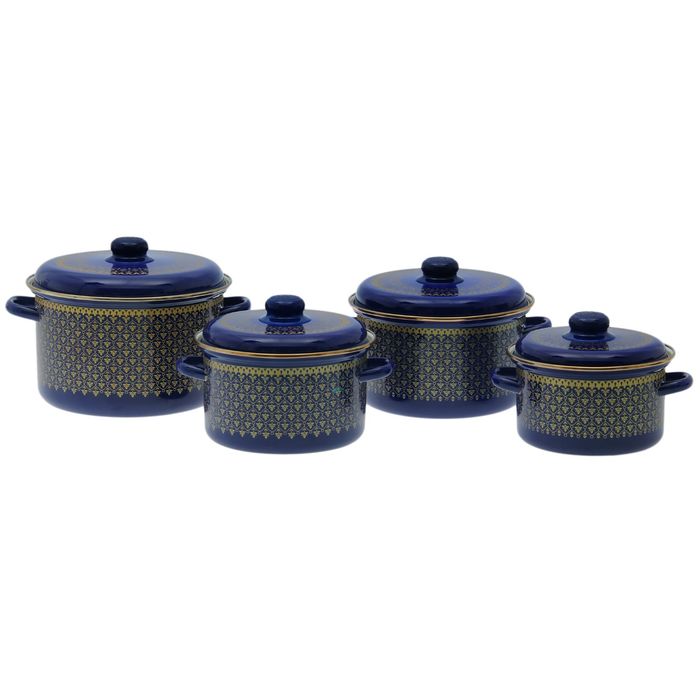 Набор кастрюль "Индийский", 4 шт: 2 л, 3 л, 4 л, 5,5 л