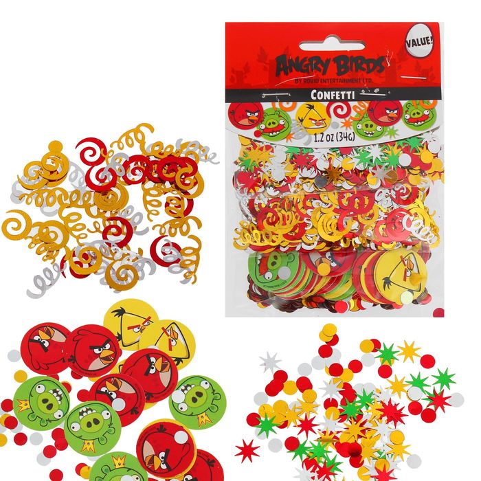 Конфетти Angry Birds (3 вида, 34 гр)