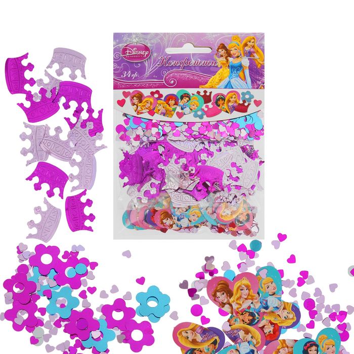 Конфетти Disney "Принцессы" (3 вида, 34 гр)