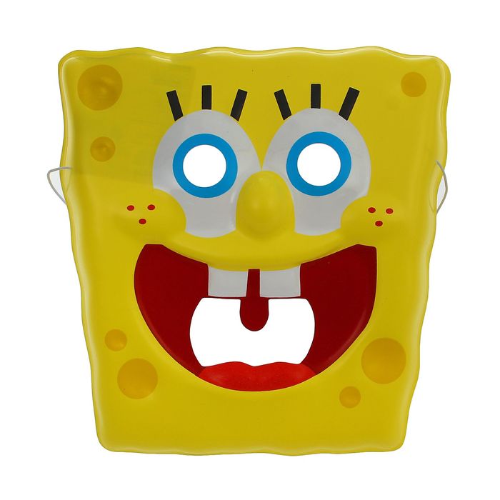Маска пластиковая "Губка Боб"