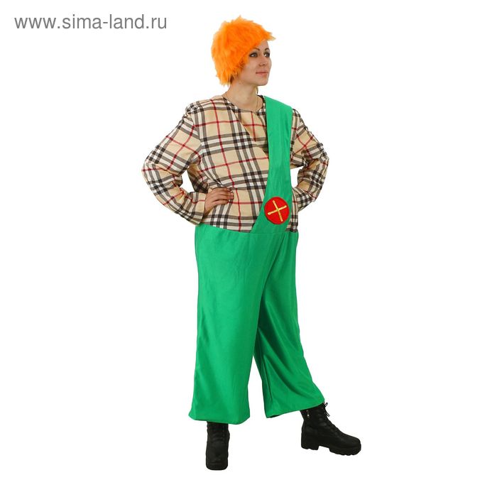 фото Карнавальный костюм "карлсон", комбинезон с набивным туловищем, парик, р. 48-50, рост 175 см бока
